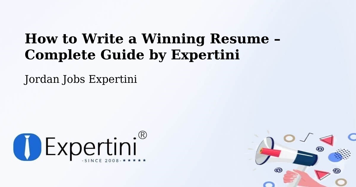 Resume Writing Guide for Job Seekers – Jāwā - Jāwā, Jordan Jobs Expertini