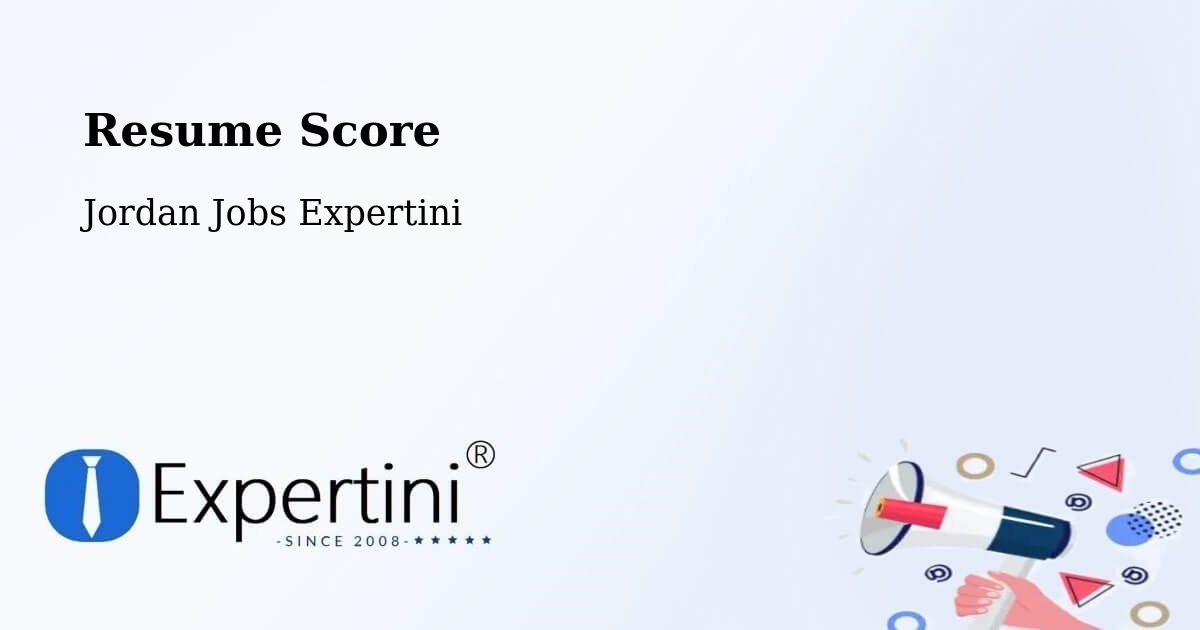 Resume Score & Job Description Match Tool – Jāwā - Jordan Jobs Expertini